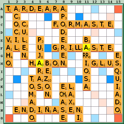 Tabla de Juego