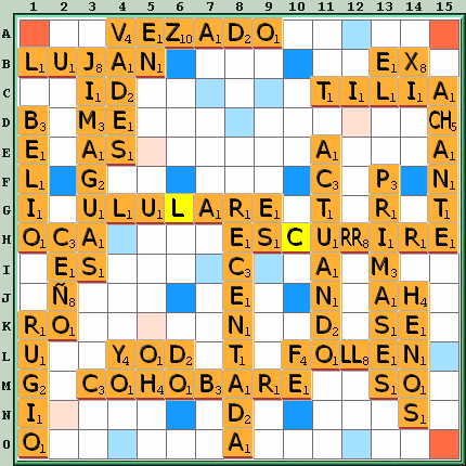 Tabla de Juego