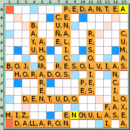 Tabla de Juego