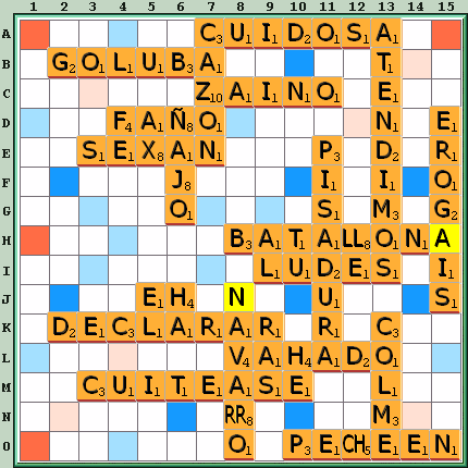 Tabla de Juego