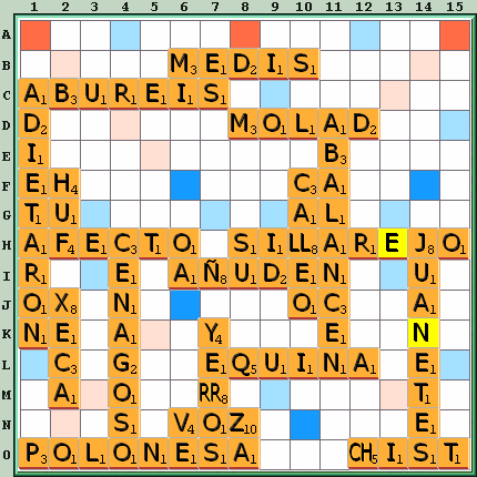 Tabla de Juego