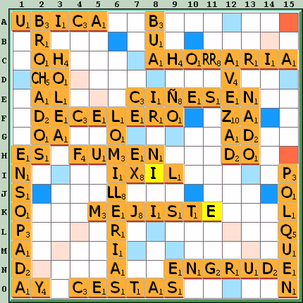 Tabla de Juego
