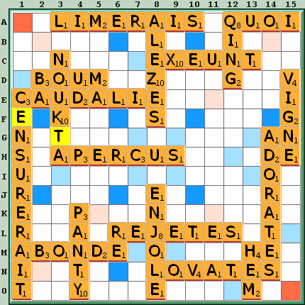 Grille de jeu