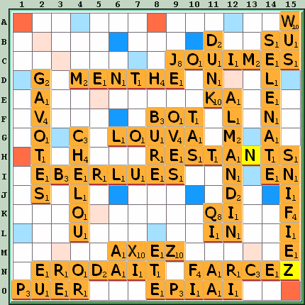 Grille de jeu
