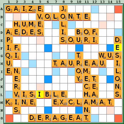 Grille de jeu