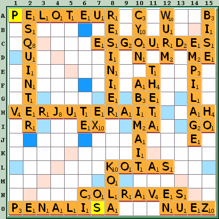 Grille de jeu
