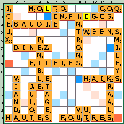 Grille de jeu