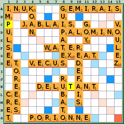 Grille de jeu