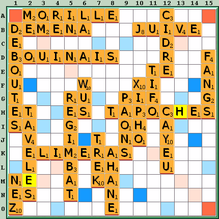 Grille de jeu