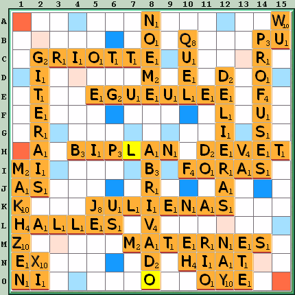 Grille de jeu