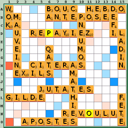 Grille de jeu