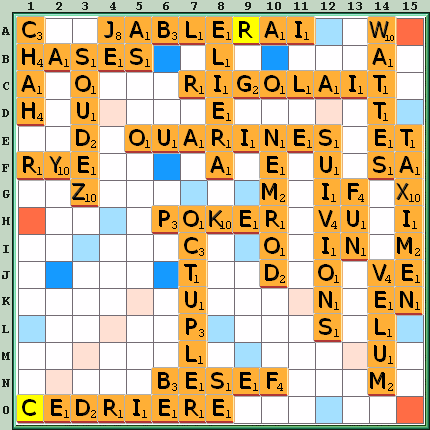 Grille de jeu